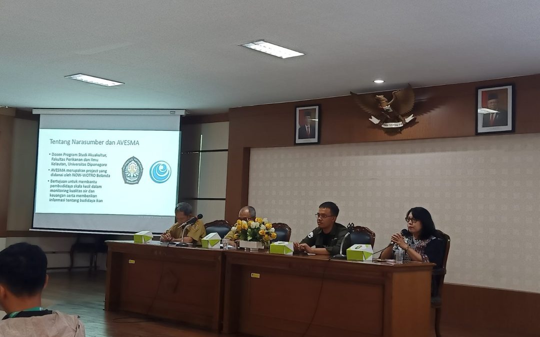 Socialization of the AVESMA Application at the Central Java Fisheries and Marine Services