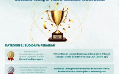 Aquaculture Students from UNDIP Win 1st Place in National Scientific Paper Competition LKTIN 2025
